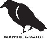 Black Bird Crow Raven Icon...