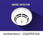 Isolated Smoke Detector Vector...