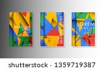 gradient minimal geometric... | Shutterstock .eps vector #1359719387