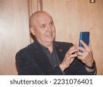 Small photo of MOSCOW, RUSSIA - November 4, 2022 : Nikolai Lugansky, Russian artist of the conversational genre, humorist, parodist, theater and film actor, TV presenter