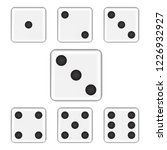 Dice Numbers Flat Graphic...