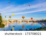Hot Air Balloons Over The...