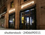 Small photo of Paris, France. December 10. 2023. Famous Breitling boutique located rue Royale. Luxury watchmaker, of Swiss origin, manufacturer of luxury watches.