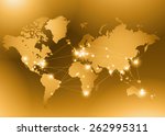 internet concept of global... | Shutterstock .eps vector #262995311