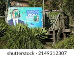 Small photo of Melbourne, Australia - April 25, 2022: Liberal Party Federal Election Poster in Ferntree Gully, Victoria, Australia.