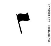 flag icon vector. flag symbol... | Shutterstock .eps vector #1391868224