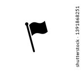 flag icon vector. flag symbol... | Shutterstock .eps vector #1391868251