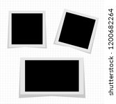 black and white photo frame... | Shutterstock .eps vector #1200682264