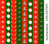 christmas pattern for... | Shutterstock .eps vector #1591597597