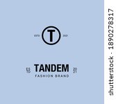 fashion brand modern logo set.... | Shutterstock .eps vector #1890278317
