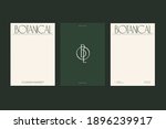 natural botanical stationary... | Shutterstock .eps vector #1896239917