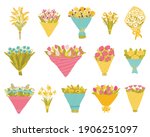 a set of garden and wild... | Shutterstock .eps vector #1906251097