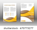 color brochure template with... | Shutterstock .eps vector #670773277