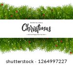 merry christmas background | Shutterstock .eps vector #1264997227