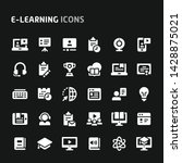 editable vector icons related... | Shutterstock .eps vector #1428875021