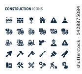 simple bold vector icons... | Shutterstock .eps vector #1428875084