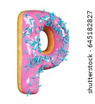 Rose Glazed Donut Font Concept...