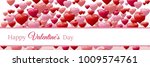 valentines day design with... | Shutterstock . vector #1009574761