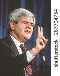 Small photo of WASHINGTON, DC, USA - U. S. Representative Newt Gingrich (R-Georgia). March 24, 1993