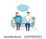 illustration of people with... | Shutterstock . vector #1059503321