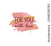 typography valentine word... | Shutterstock .eps vector #1348528781