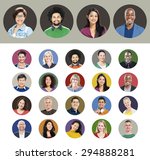 diverse people multiethnic... | Shutterstock . vector #294888281