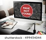 Page Not Found Message 404 Problem Concept