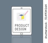 product design creative... | Shutterstock . vector #514934164