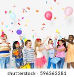 Group Of Kids Celebrate...