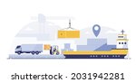 Container Ships  Cargo...