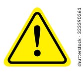 warning sign icon  isolated on... | Shutterstock .eps vector #323390261