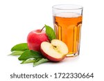 Apple juice in a glass...