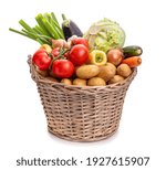 Large basket of vegetables....