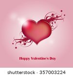 pretty designed valentine... | Shutterstock . vector #357003224