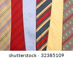background texture of the tie | Shutterstock . vector #32385109