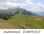 Shogran Siri Paye Meadows is a slope station arranged on a green level in the Kaghan Valley, northern Pakistan.
