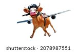 Concept of happy cow pilot...