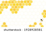Beehive Honeycomb With Hexagon...