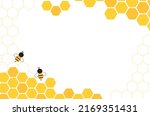 Beehive Honeycomb With Bee...