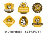 big set of quality vintage... | Shutterstock .eps vector #615934754
