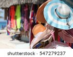 Sale Of Hats And Clothes In A...
