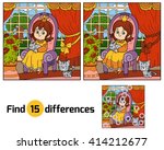 find differences  education... | Shutterstock .eps vector #414212677