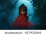 Dark Evil Queen Sitting On A...