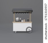 Street Coffee Cart With...