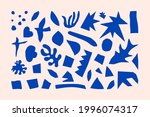 inspired matisse geometric and... | Shutterstock .eps vector #1996074317