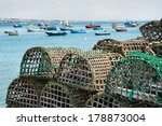 Lobster And Crab Traps Stack In ...