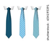 Set Different Blue Ties...