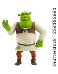 Small photo of Bangkok,Thailand - October 19, 2014: Shrek figure toy character form The Sherk American computer animated fantasy comedy film produced by DreamWorks.