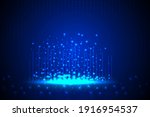 technology abstract background. ... | Shutterstock .eps vector #1916954537