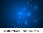 digital lines and dots... | Shutterstock .eps vector #2017533947
